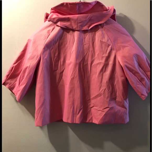 Samuel Dong Floral neck design Spring Coat Size M - Picture 2 of 9